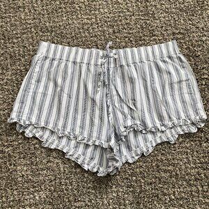 Abercrombie Striped Pajama Shorts